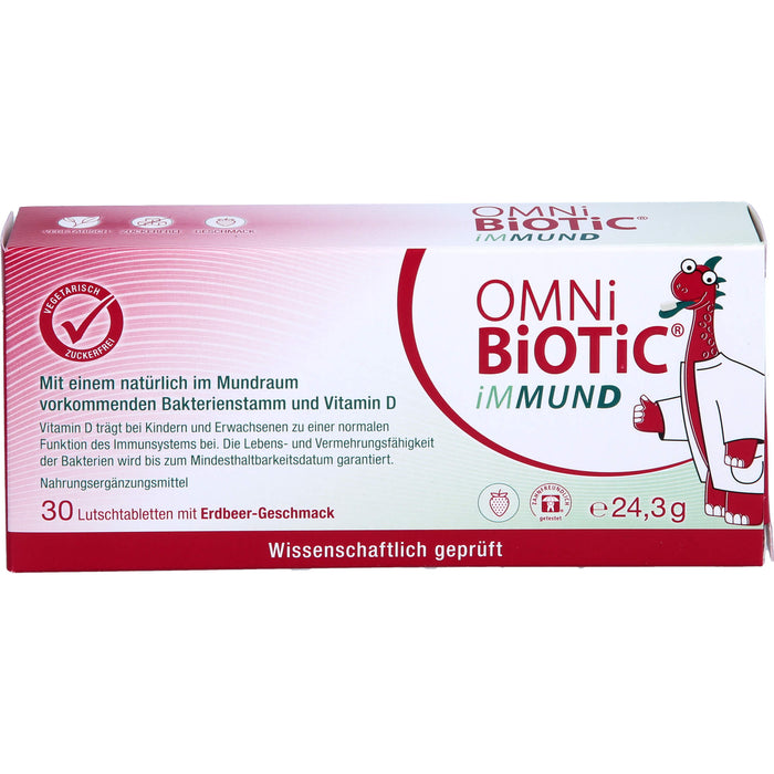 OMNi-BiOTiC iMMUND Lutschtabletten trägt zu einer normalen Funktion des Immunsystems bei, 30 St. Tabletten