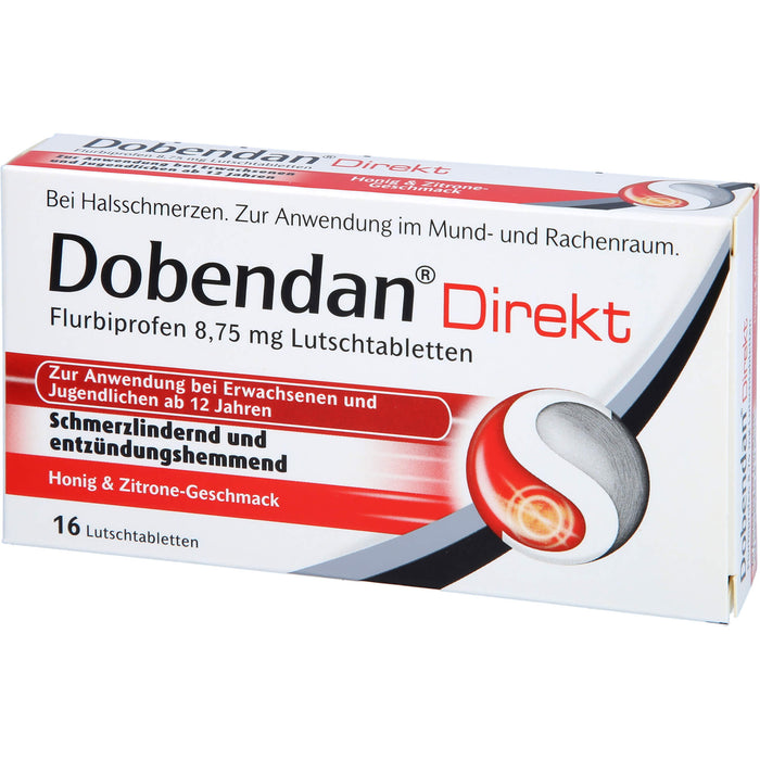 Dobendan Direkt Lutschtabletten schmerzlindernd und entzündungshemmend, 16 St. Tabletten