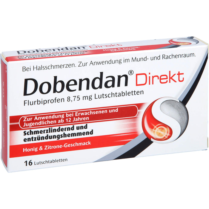 Dobendan Direkt Lutschtabletten schmerzlindernd und entzündungshemmend, 16 St. Tabletten