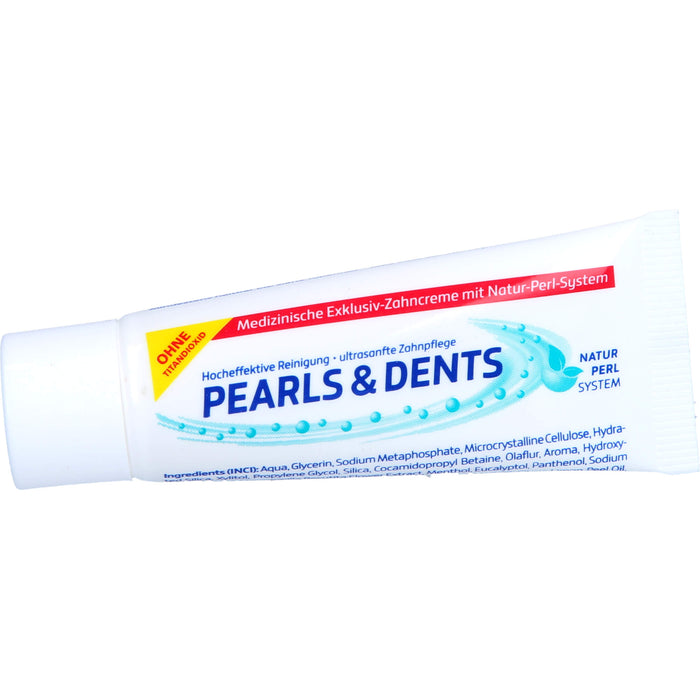 PEARLS & DENTS Exklusiv-Zahncreme ohne Titandioxid, 100 ml Toothpaste