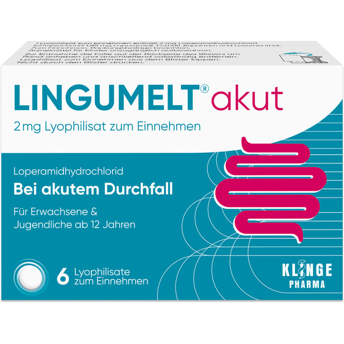 LINGUMELT akut 2 mg Lyophilisat zum Einnehmen, 6 pcs. Tablets