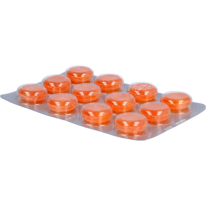 Lemocin Lutschtabletten Orangengeschmack gegen Halsschmerzen, 24 St. Tabletten