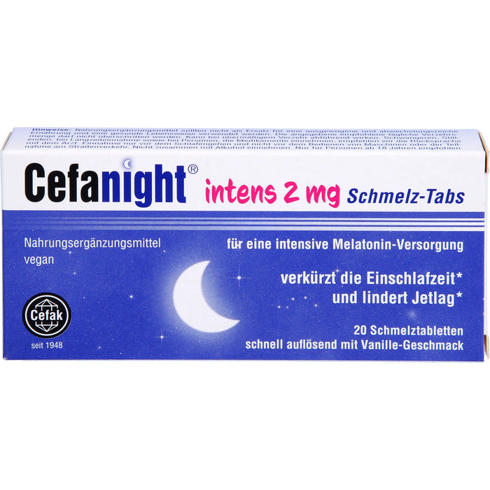 Cefanight intens 2 mg Schmelz-Tabs, 20 St SMT