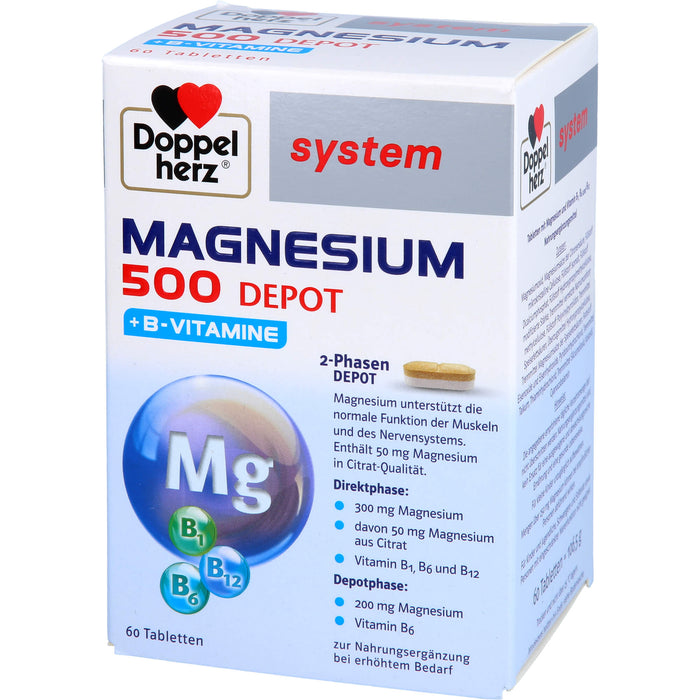 Doppelherz Magn 500dep Sys, 60 St TAB