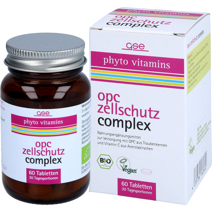 GSE OPC Zellschutz Complex (Bio) Phyto Vitamins, 60 St TAB