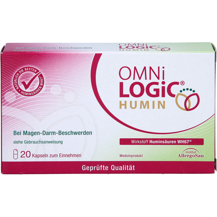 OMNI Logic Humin Kapseln bei Magen-Darm Beschwerden, 20 pc Capsules