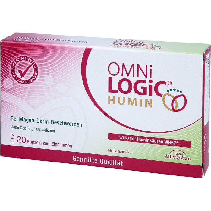 OMNI Logic Humin Kapseln bei Magen-Darm Beschwerden, 20 pc Capsules