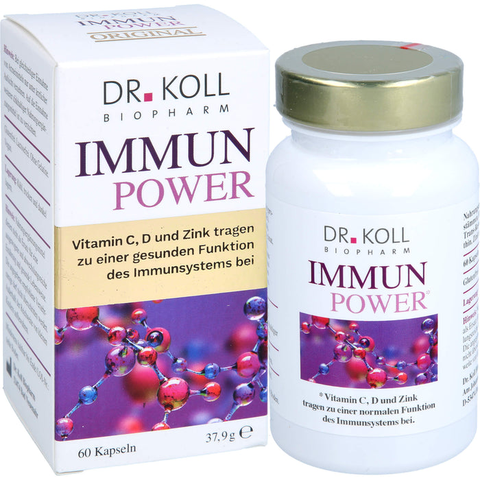 Immun Power Dr.Koll Vitamin C Vitamin D Zink, 60 St KAP