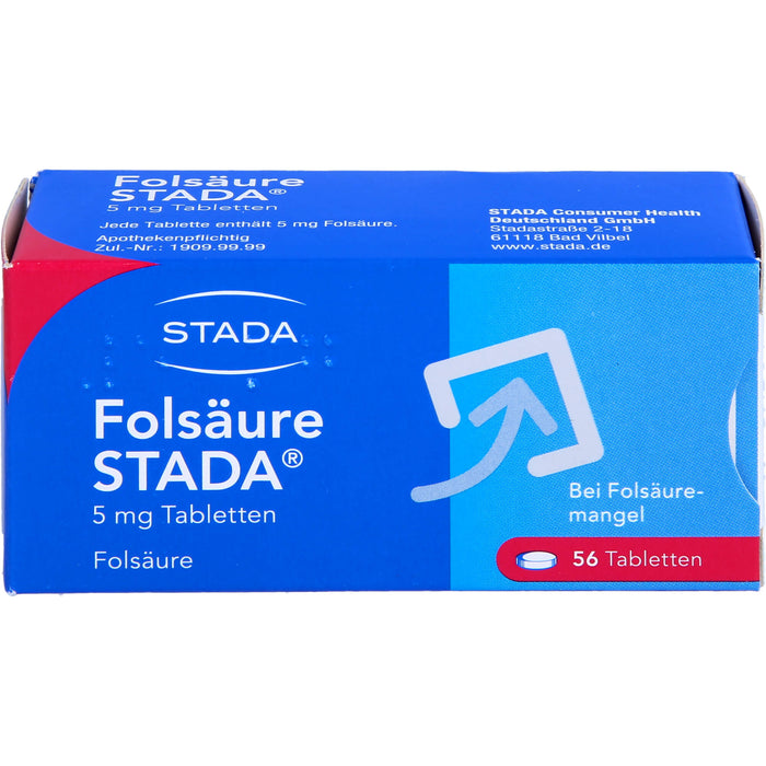 Folsaeure Stada 5mg, 56 St TAB