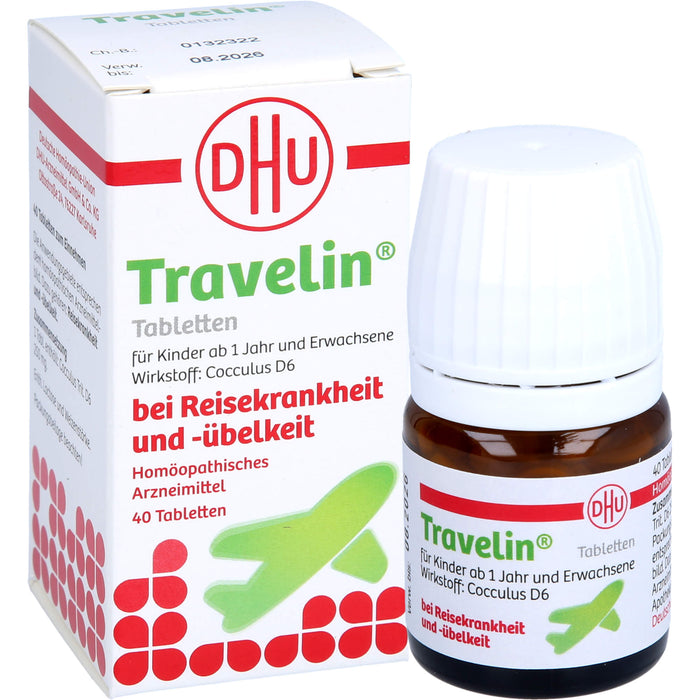 Travelin DHU Tabletten, 40 St TAB