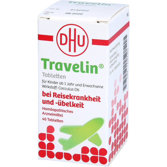 Travelin DHU Tabletten, 40 St TAB