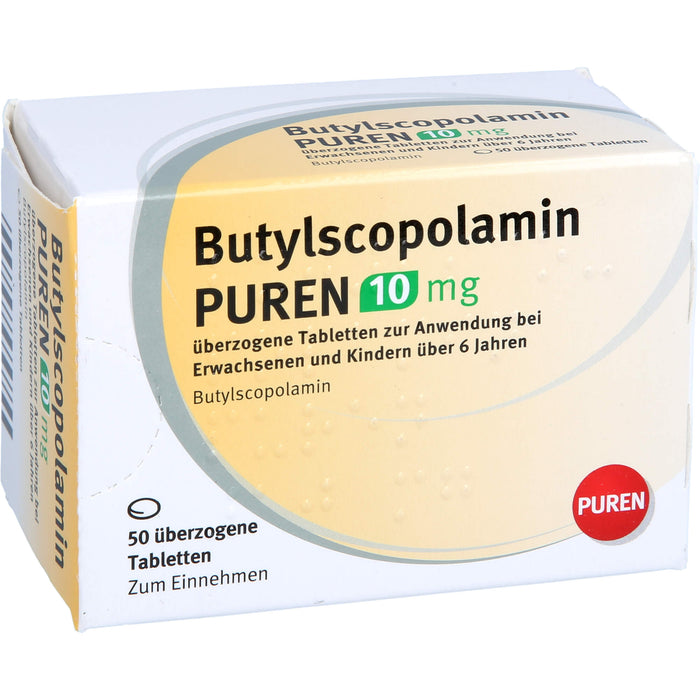 Butylscopolamin Puren 10mg, 50 St UTA