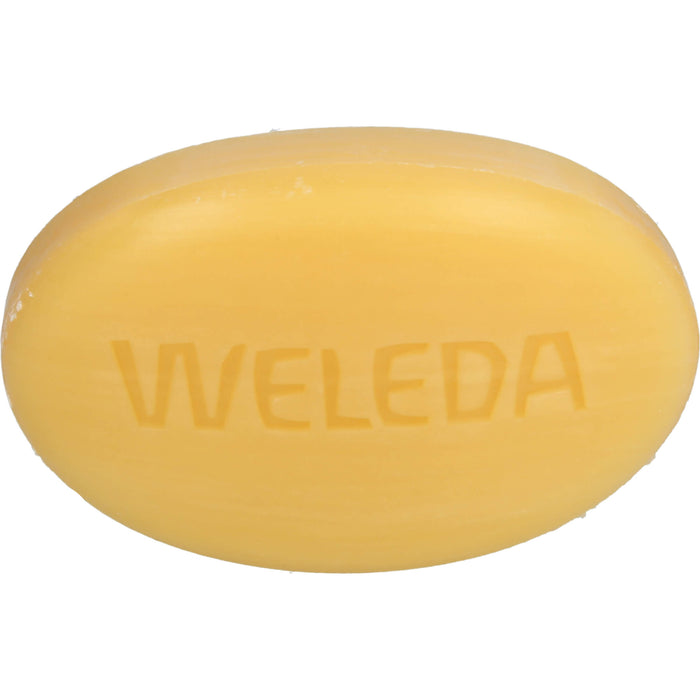 WELEDA Feste Duschpflege Geranium + Litsea Cubeba zitrisch frisch und wohltuend, 75 g bar of soap