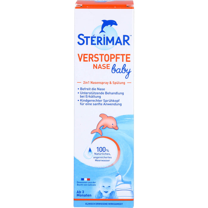 Sterimar Nasenspray Verstopfte Nase Baby, 100 ml NAS