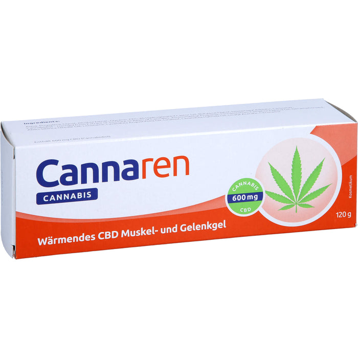 Cannaren Cannabis CBD Gel, 120 g GEL