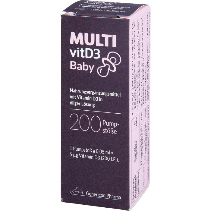 MULTIvitD3 Baby, 10 ml PPL