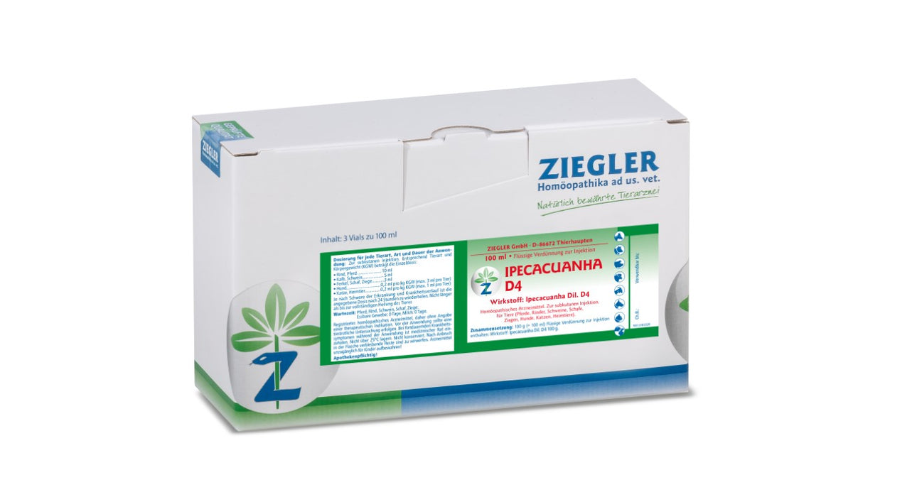 ZIEGLER Ipecacuanha D 4 Dilution, 300 ml Solution