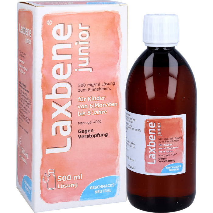 Laxbene junior 500 mg/ml Lösung bei Verstopfung, 500 ml Solution