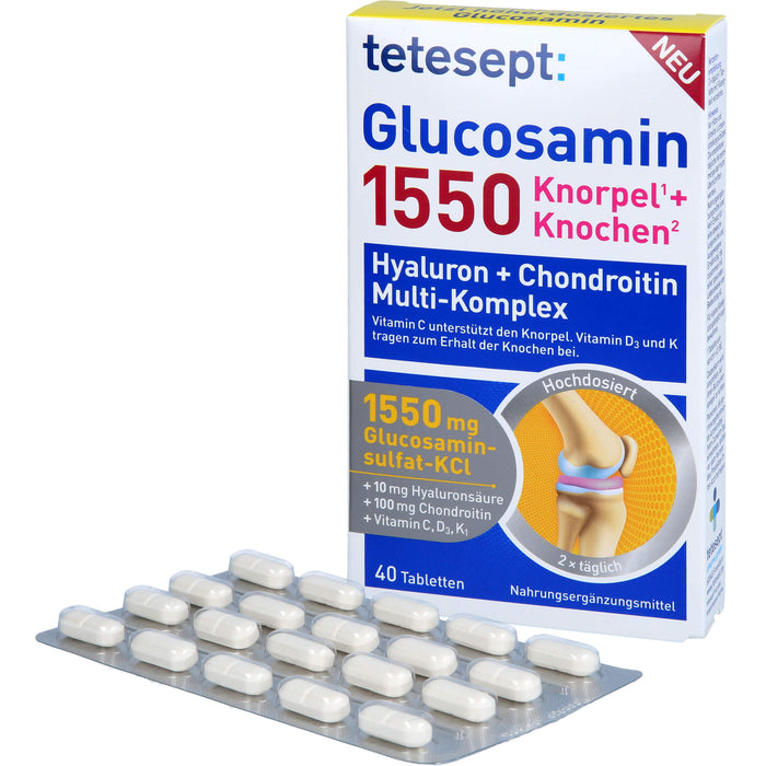 tetesept Glucosamin 1550, 40 St FTA