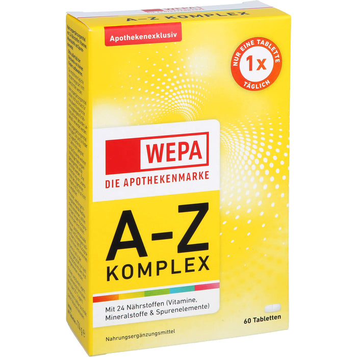 WEPA A-Z Komplex Tabletten, 60 St TAB