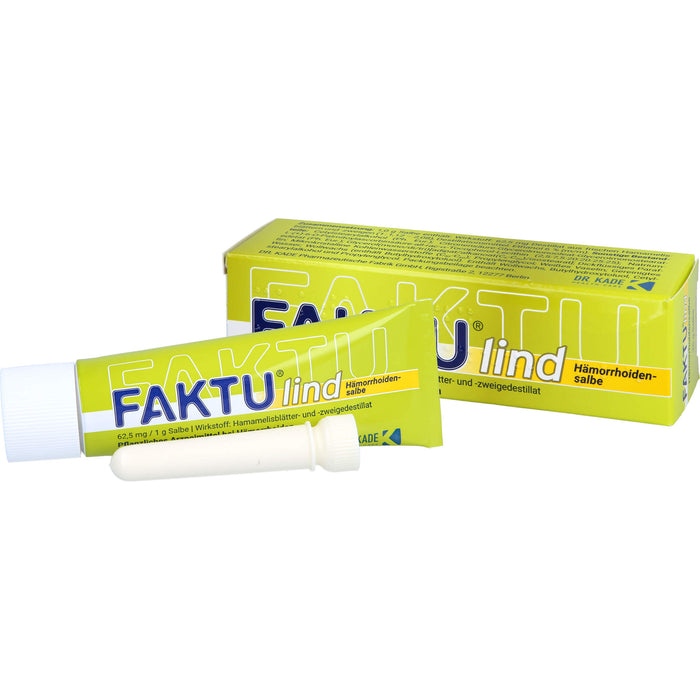 FAKTU lind Hämorrhoidensalbe, 25 g Onguent