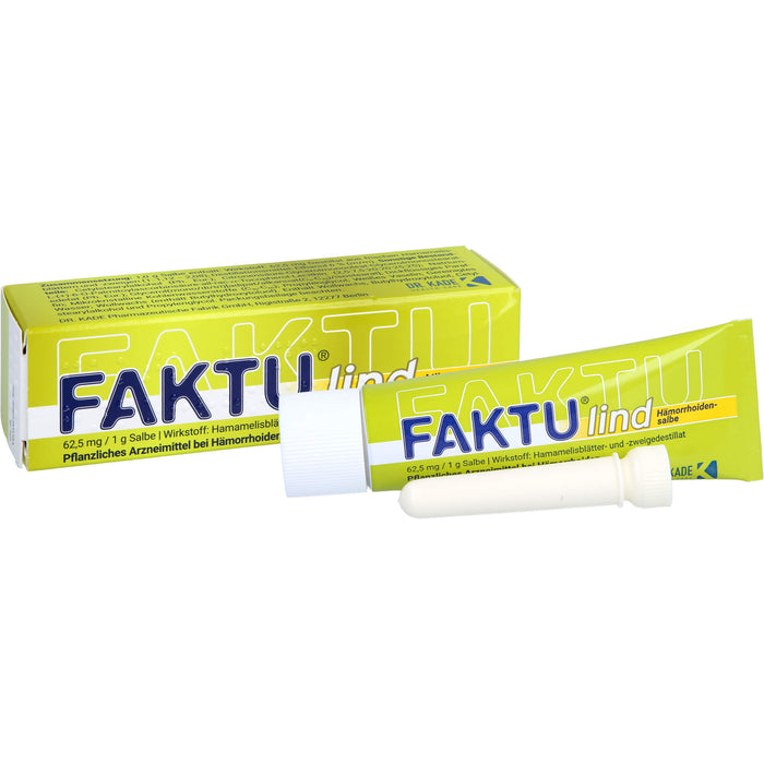 FAKTU lind Hämorrhoidensalbe, 25 g Onguent