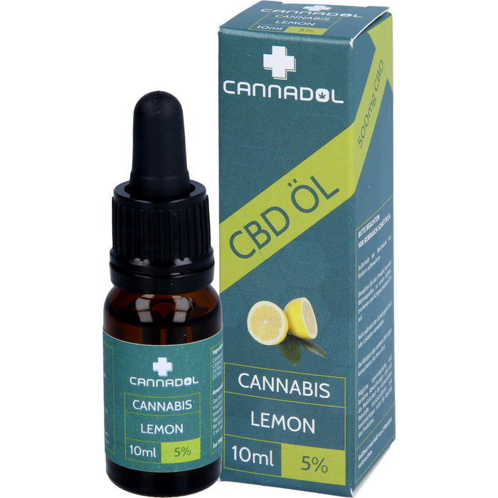 CBD 5% BIO Cannadol Lemon Hanfextrakt, 10 ml TRO