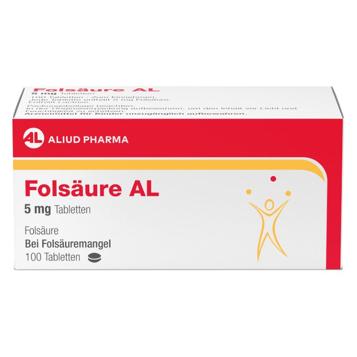 Folsäure AL 5 mg, 100 pc Tablettes