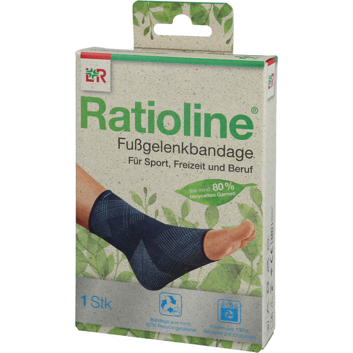 Ratioline Fußgelenkbandage Gr. L, 1 St BAN