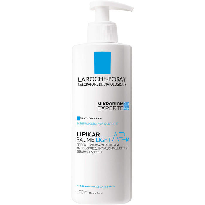 LA ROCHE-POSAY Lipikar Baume Light dreifach wirksamer Balsam, 400 ml Cream