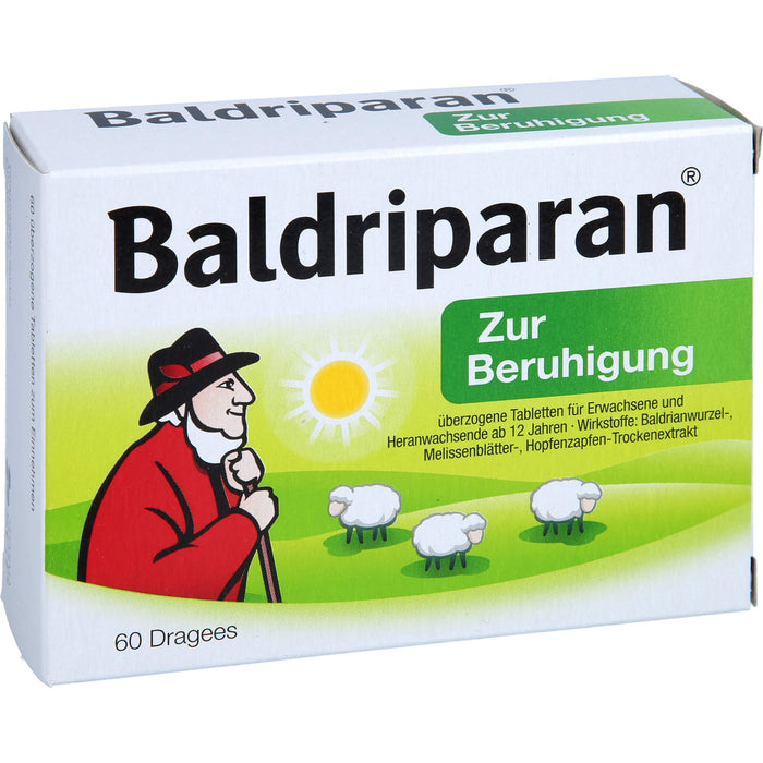 Baldriparan Dragees zur Beruhigung, 60 St. Dragees