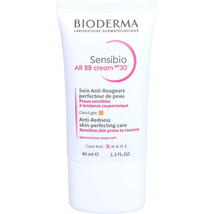 BIODERMA Sensibio AR BB Cream LSF 30 getönt bei empfindlicher, zu Rötungen neigender Haut, 40 ml Crème