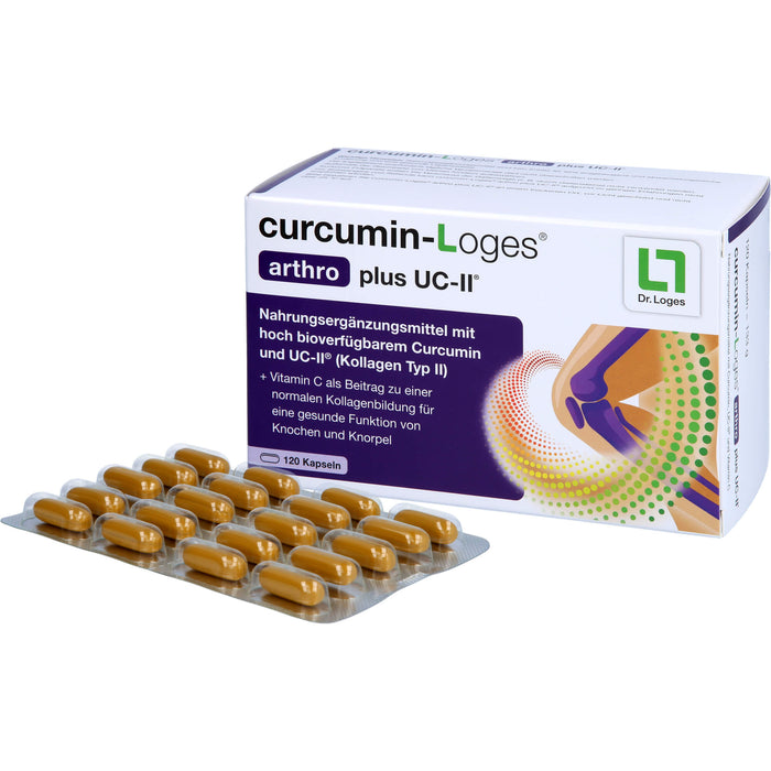 curcumin-Loges arthro plus UC-II, 120 St KAP