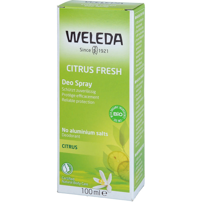 WELEDA Citrus Fresh Deo Spray, 100 ml SPR