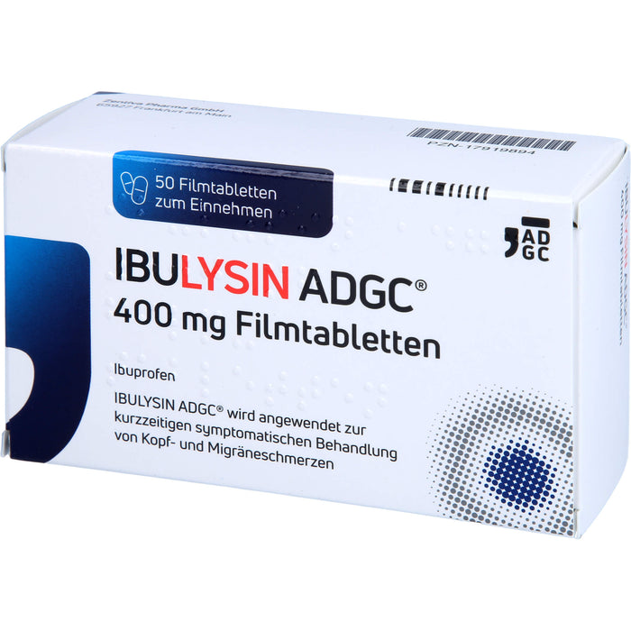 IBULYSIN ADGC 400 mg Filmtabletten, 50 St FTA