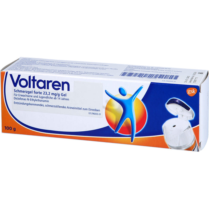 Voltaren Schmerzgel forte 23,2 mg/g Eurim Gel, 100 g Gel