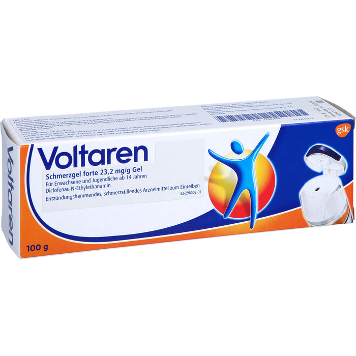 Voltaren Schmerzgel forte 23,2 mg/g Eurim Gel, 100 g Gel