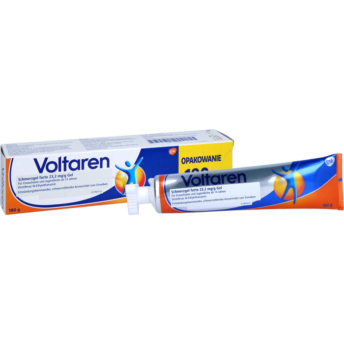 Voltaren Schmerzgel forte 23,2 mg/g Eurim Gel, 180 g Gel