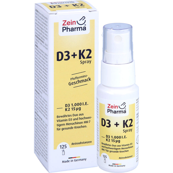 Vitamin D3 +K2 1000IE Spray, 25 ml SPR