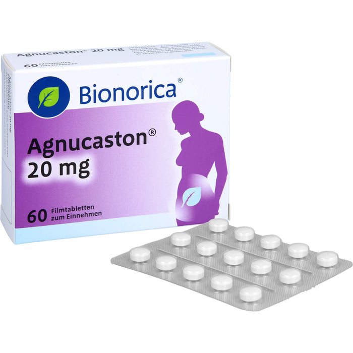 Agnucaston 20 mg Filmtabletten bei Regelbeschwerden, 60 pc Tablettes