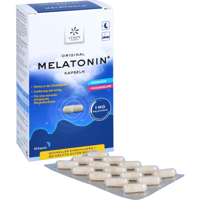 Melatonin Plus Kapseln, 60 St KAP