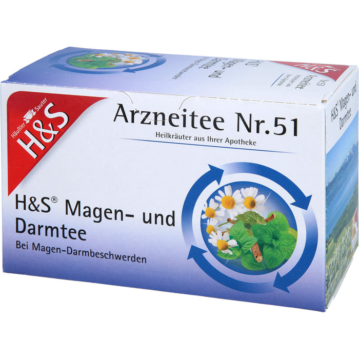 H&S Magen- und Darmtee, 20X2.0 g FBE