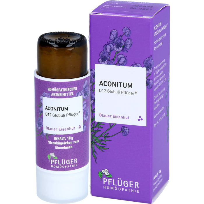 Aconitum D12 Globuli Pflüger Dosierspender, 10 g GLO