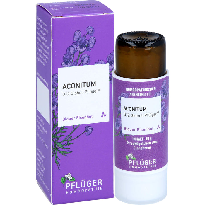 Aconitum D12 Globuli Pflüger Dosierspender, 10 g GLO