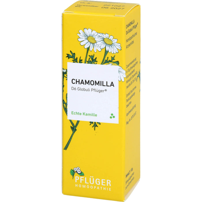 Chamomilla D6 Globuli Pflüger Dosierspender, 10 g GLO