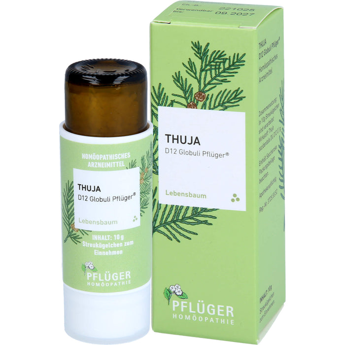 Thuja D12 Globuli Pflüger Dosierspender, 10 g GLO