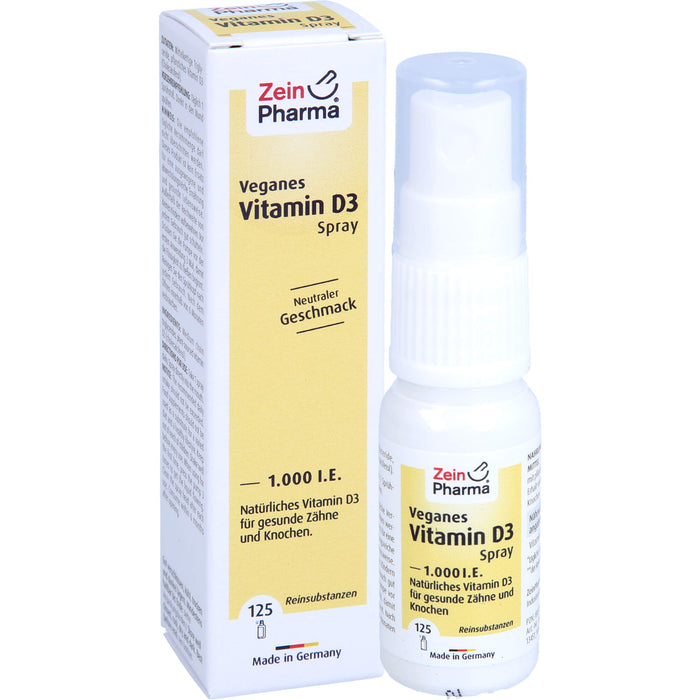 Veganes Vitamin D3 Spray 1000IE, 12.5 ml SPR