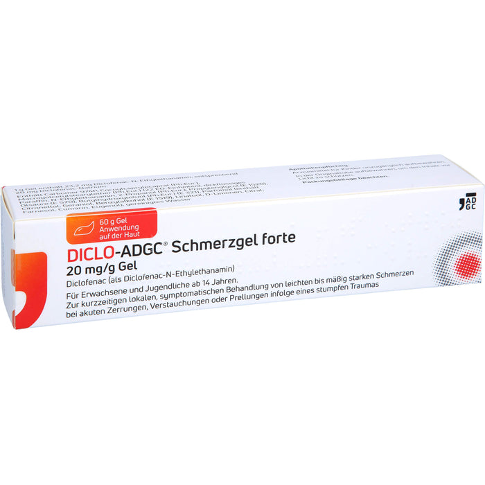 Diclo Adgc Forte 20mg Gel, 60 g GEL