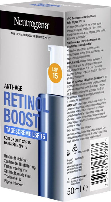 Neutrogena Anti-Age Retinol Boost Tagescreme LSF 15, 50 ml Cream