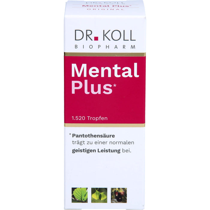 Mental Plus Dr.Koll Gemmo Komplex Pantothensäure, 50 ml TRO